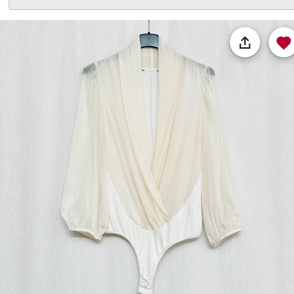 Elegant Cream Women's Blouse
